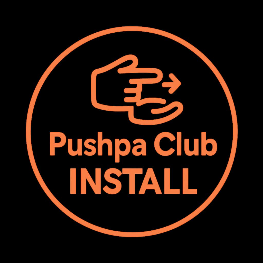 Icon depicting Pushpa Club Install guide.
