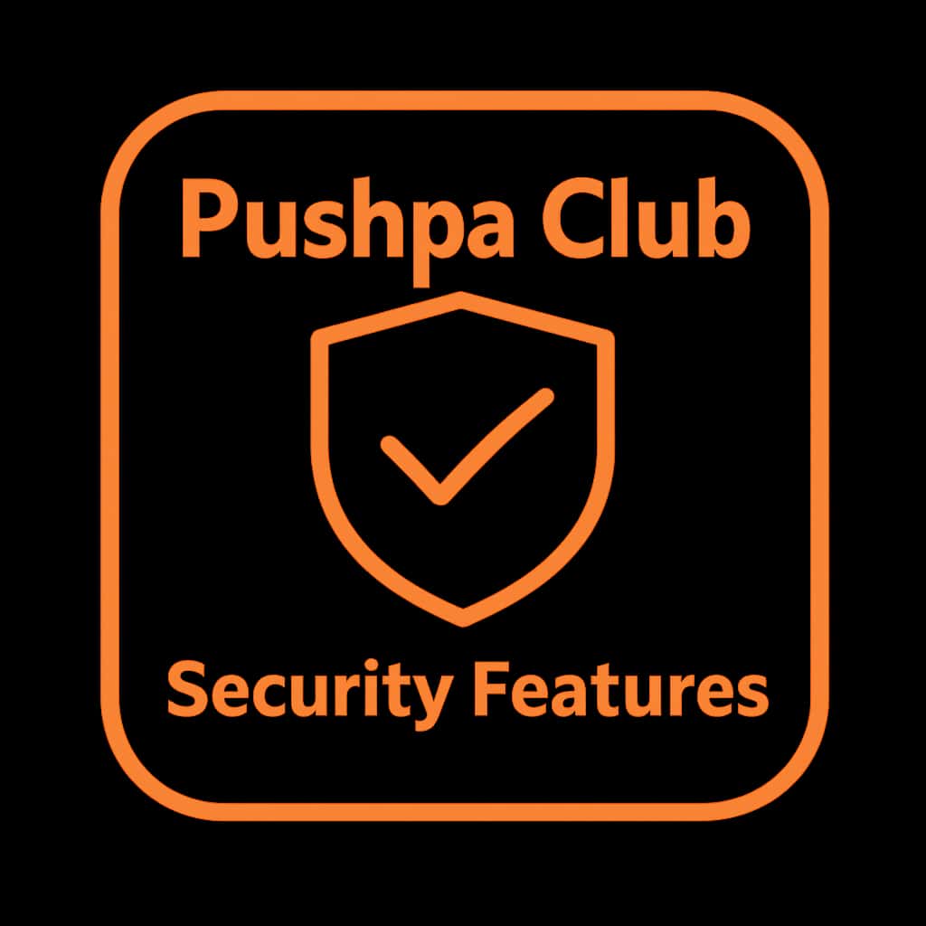 An icon symbolizing the security features of Pushpa Club.