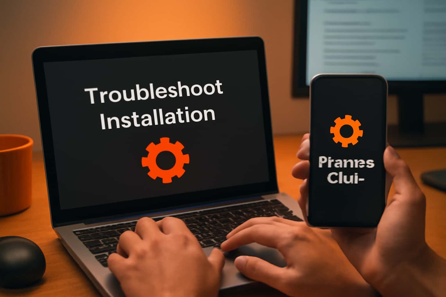 Informational scene about troubleshooting Pushpa Club Installation.